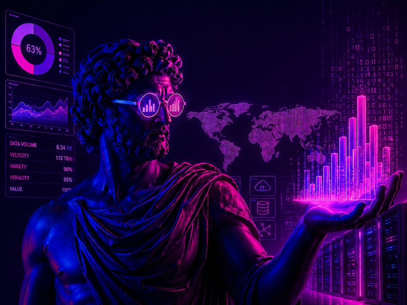 Big data analytics illustration
